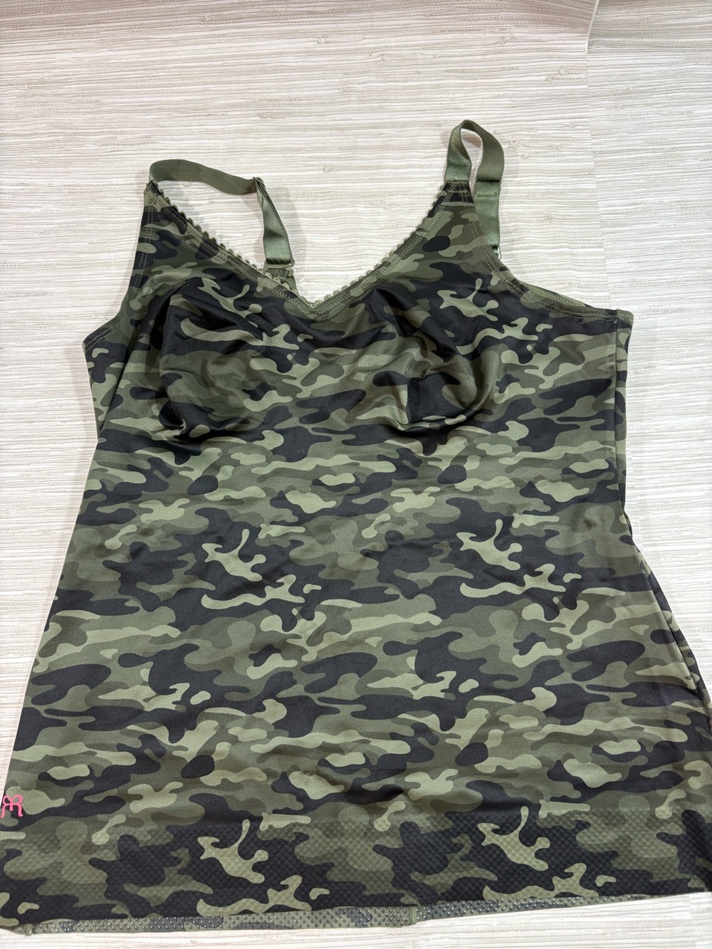 RUBY RIBBON 40 ✨ plus size camo cami shapewear adjustable straps excellent cond